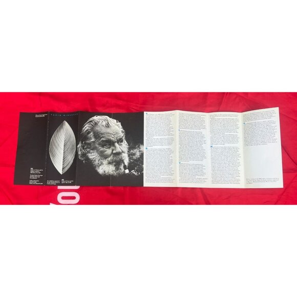 Tapio Wirkkala Exhibition Brochure IBM Gallery NY 1985 Finnish Modernist Design - Picture 2 of 8